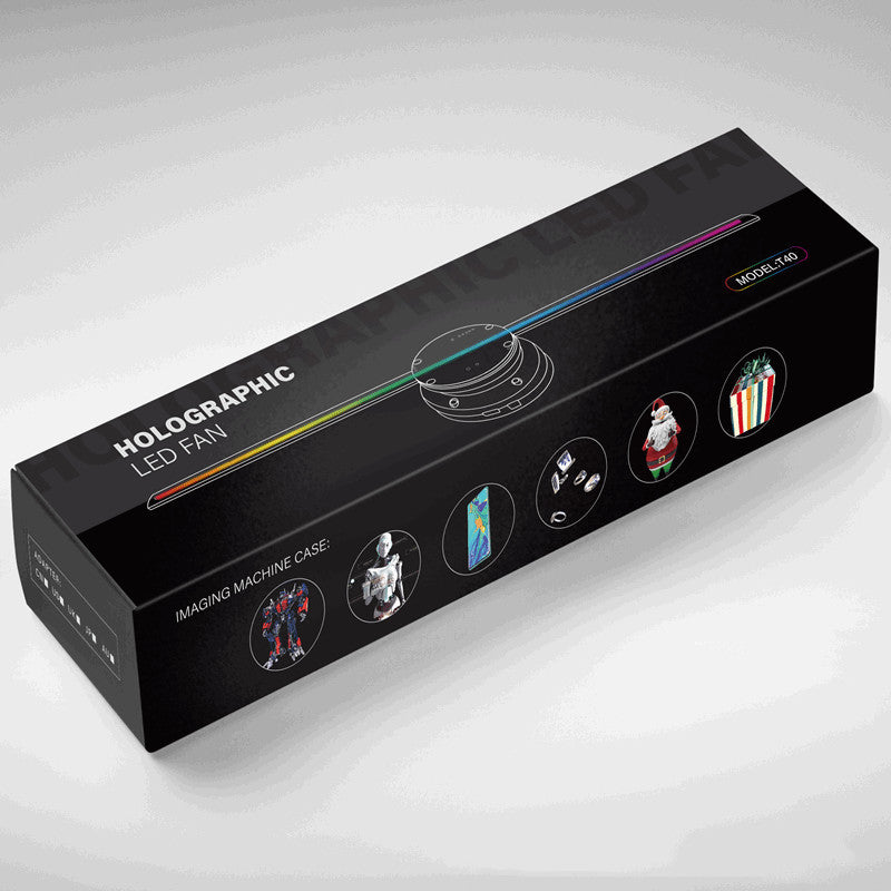 3D Hologram Fan (41 cm) – WiFi Kontrollü Led Reklam Cihazı | Model T40 Puliang