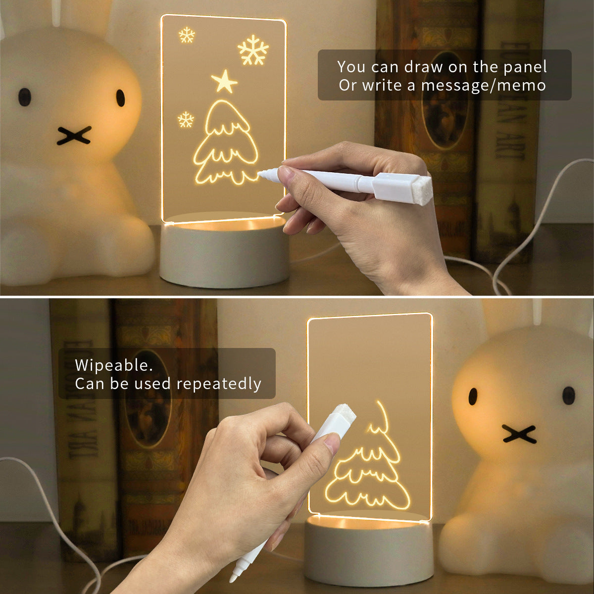 Neon Yazı Panosu – Işıl Işıl Mesajını Yaz! (USB'li, Silinebilir)