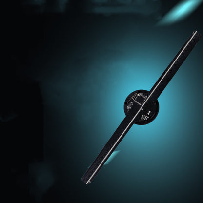 3D Hologram Fan (42 cm) – WiFi Kontrollü, Gözlüksüz 3D Ekran | 16GB Hafıza ile 7/24 Yayın