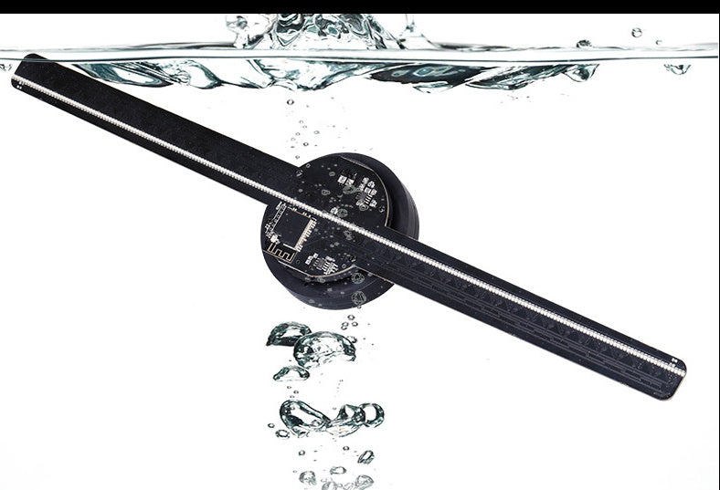 3D Hologram Fan (42 cm) – WiFi Kontrollü, Gözlüksüz 3D Ekran | 16GB Hafıza ile 7/24 Yayın