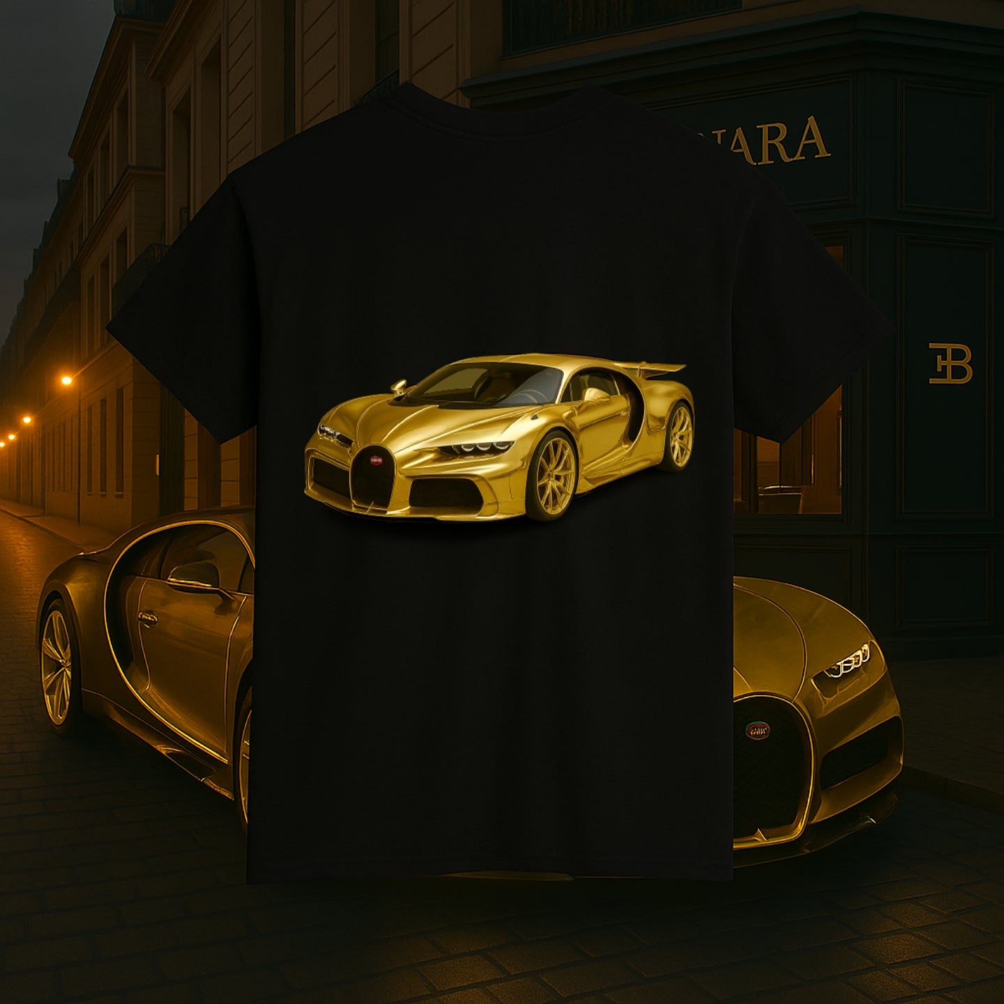Driven Luxury: Gold Noir Edition — Refined Motion