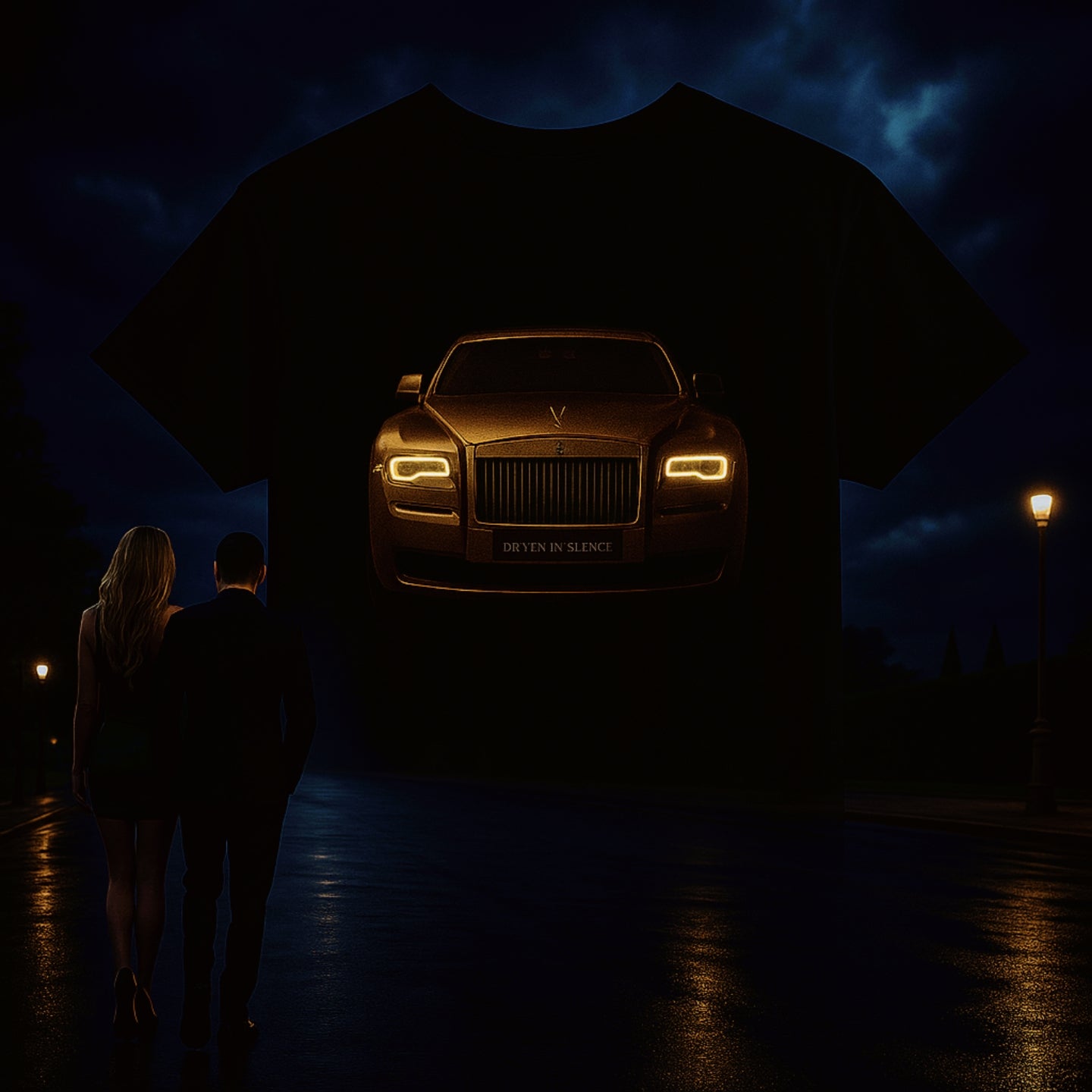 Driven Luxury: Gold Noir Edition — Silent Power