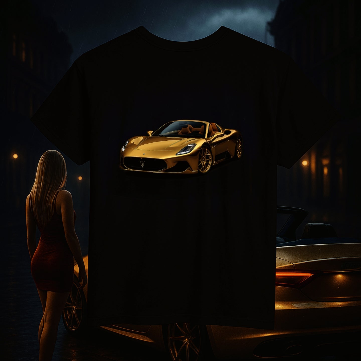 Driven Luxury: Gold Noir Edition — Spirit Of Maserati